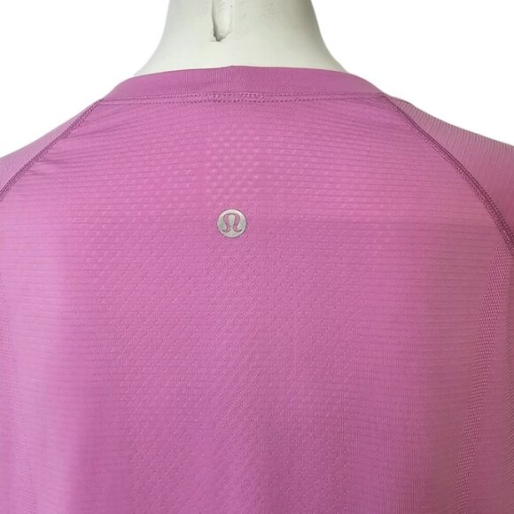 Lululemon Womens Swiftly Tech 2.0 Long Sleeve Shirt, Pink, Lightweight, Size 14 - Picture 4 of 9
